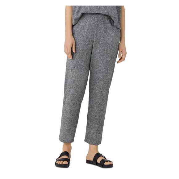 EILEEN FISHER Womens Gray Stretch Wear To Work Straight leg Pants